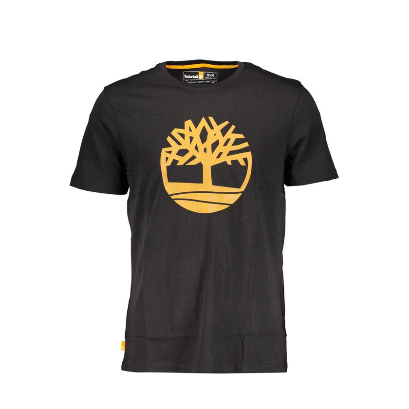 Timberland Black Organic Cotton Men's T-Shirt