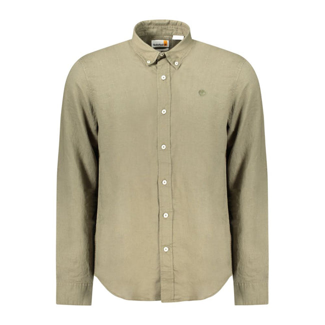 Timberland Verde Linen Men Shirt