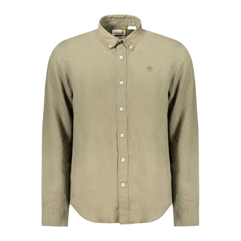 Timberland Verde Linen Men Shirt