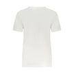 Converse White Cotton Women T-Shirt