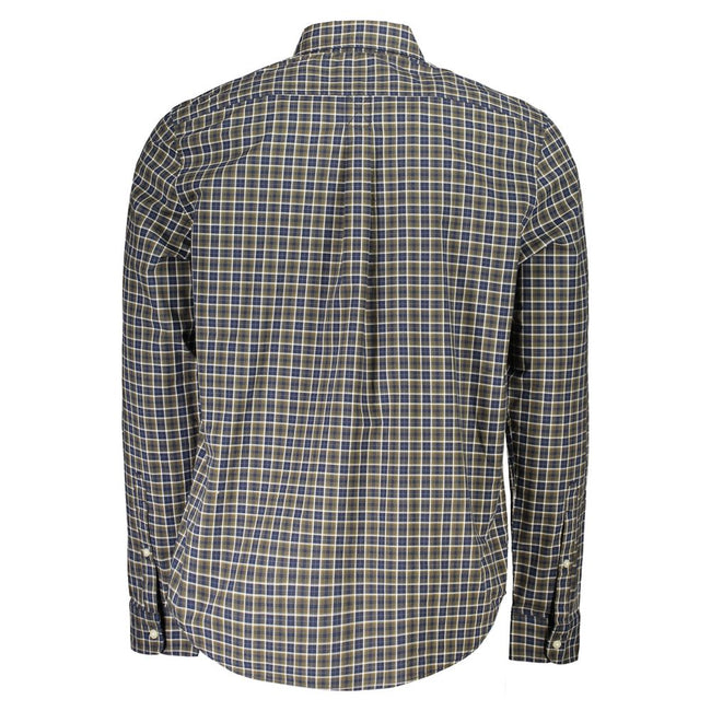 Timberland Blu Cotton Men Shirt