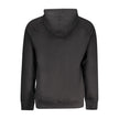 Timberland Black Cotton Men Sweater with Central Pockets and Zip