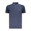 Timberland Blue Cotton Men Polo Shirt