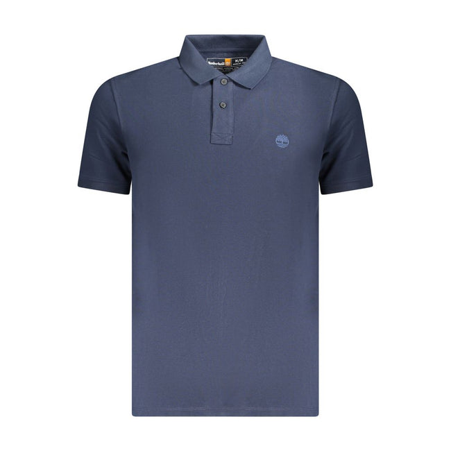 Timberland Blue Cotton Men Polo Shirt