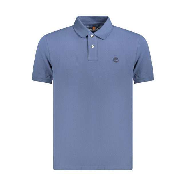 Timberland Blu Cotton Men Polo