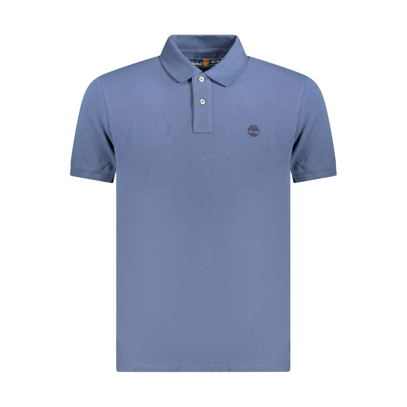 Timberland Blu Cotton Men Polo