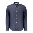 Timberland Blu Linen Men Shirt