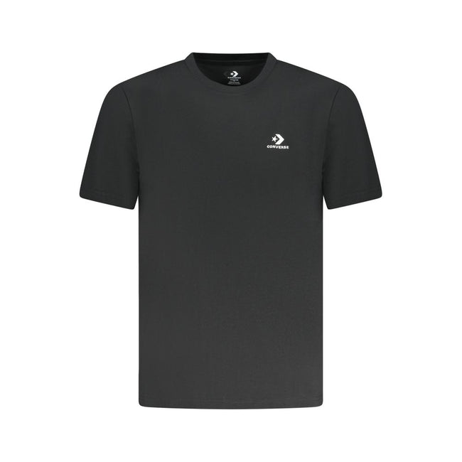 Converse Black Cotton Men T-Shirt