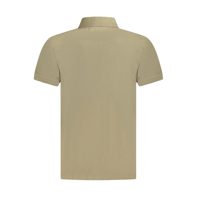 Timberland Brown Cotton Men Polo Shirt