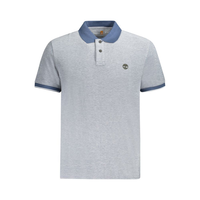 Timberland Blue Cotton Men Polo Shirt