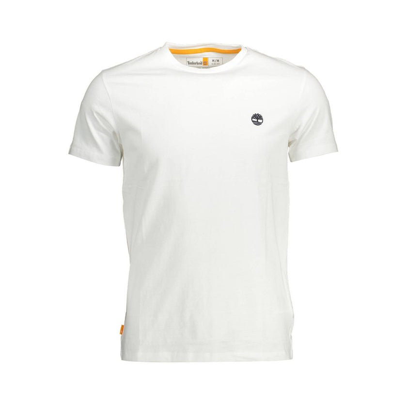 Timberland White Organic Cotton Men T-Shirt