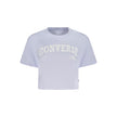 Converse Purple Cotton Women T-Shirt