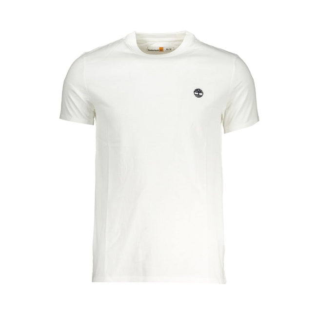 Timberland White Cotton Men T-Shirt