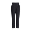 Balmain Black Wool Dress Pants