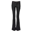 John Galliano Blue Mid Waist Cotton Wide Leg Denim Jeans