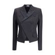 Alexander McQueen Black Wool Blazer
