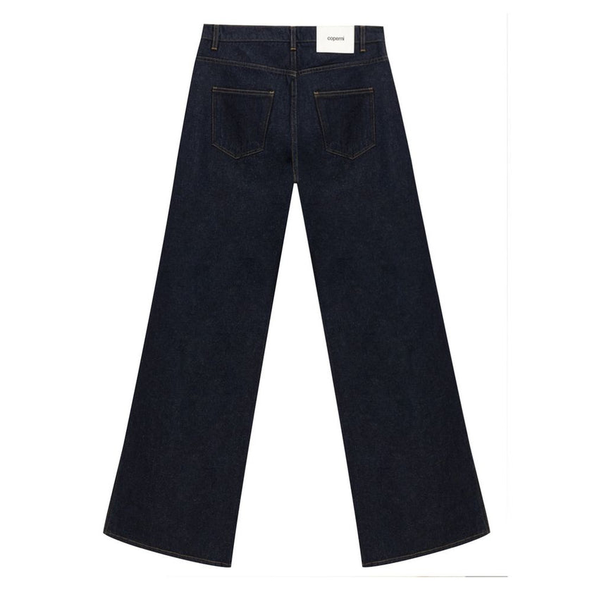 Coperni Blue Cotton High-Waisted Jean