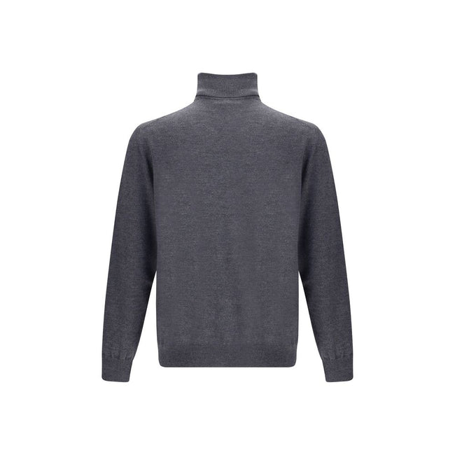 Etro Gray Wool Turtleneck
