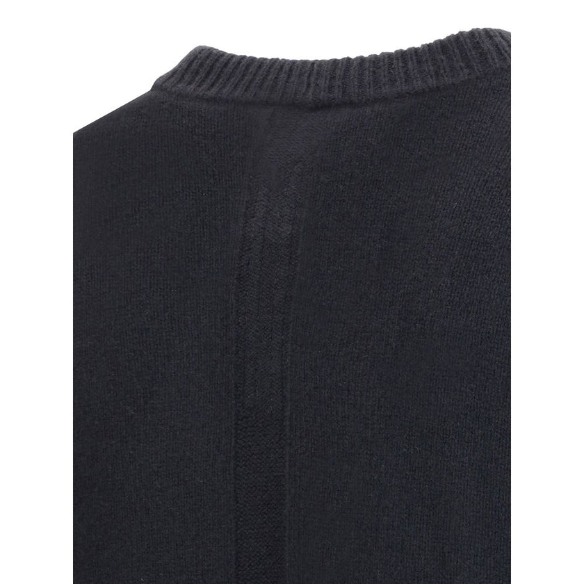Rick Owens Black Cashmere Cashmere Sweater