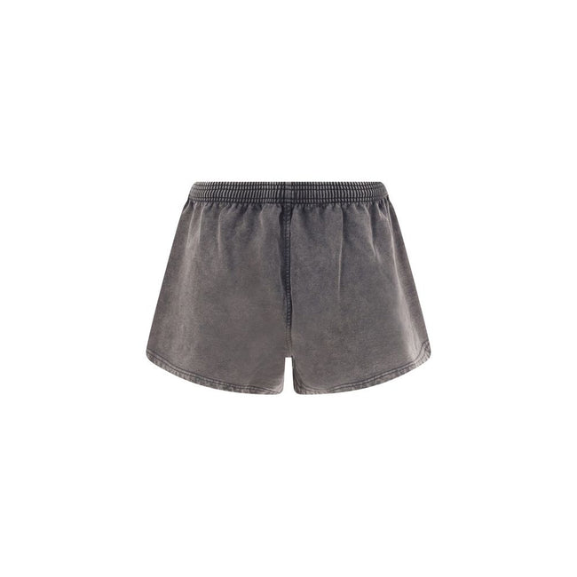 Alexander Wang Gray Cotton Bermuda Shorts