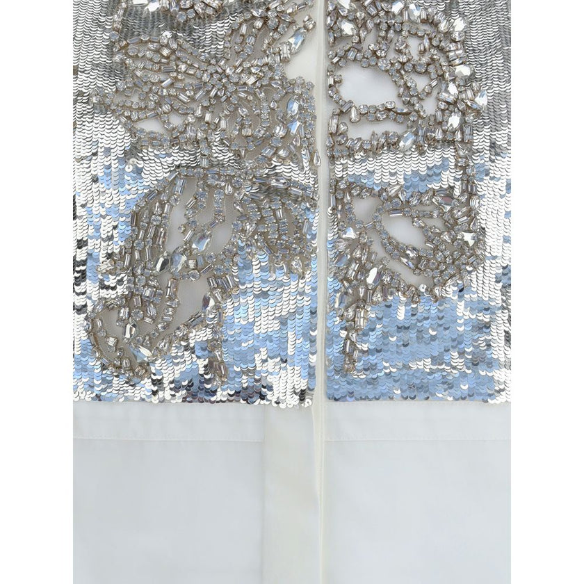 Alexander McQueen White Cotton Dress Shirt