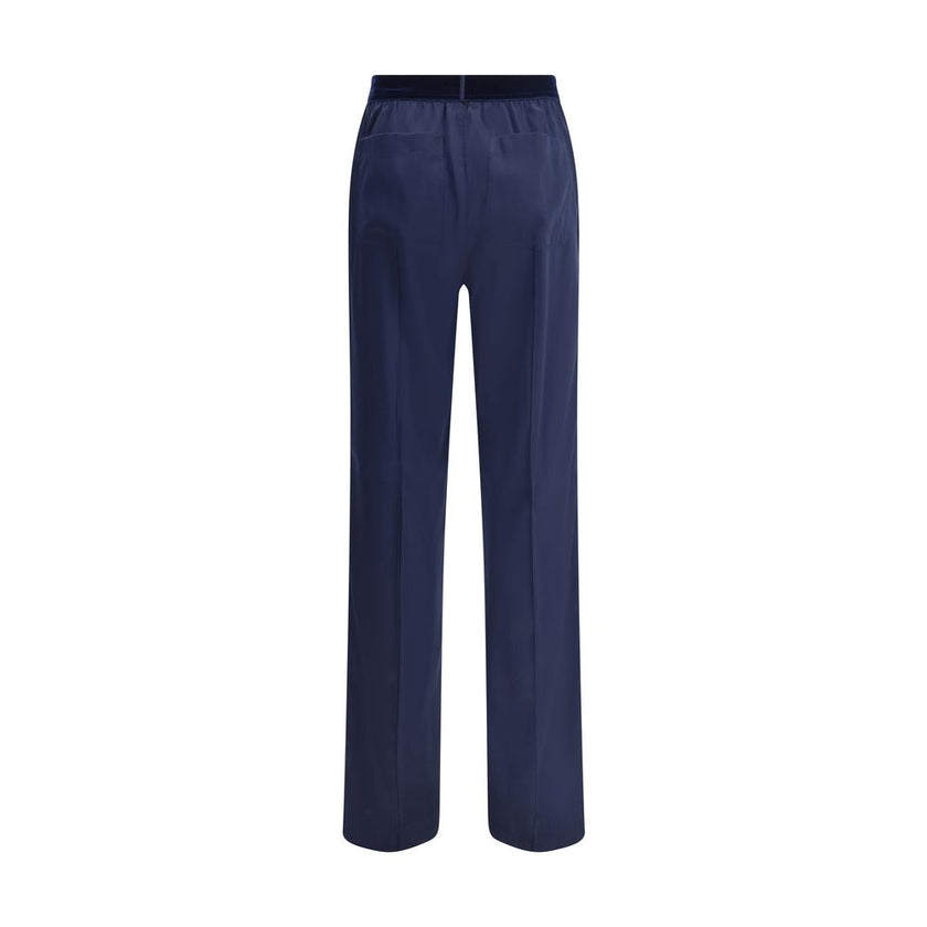 Tom Ford Blue Elastane Casual Pants