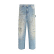 Golden Goose Light Blue Cotton Jeans Denim