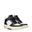 Amiri Black Leather High Top Sneakers