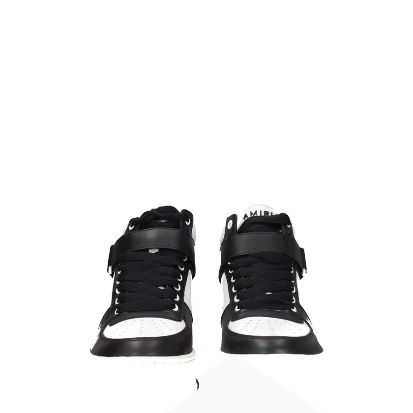 Amiri Black Leather High Top Sneakers