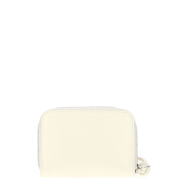 Jil Sander Beige Leather Wallet