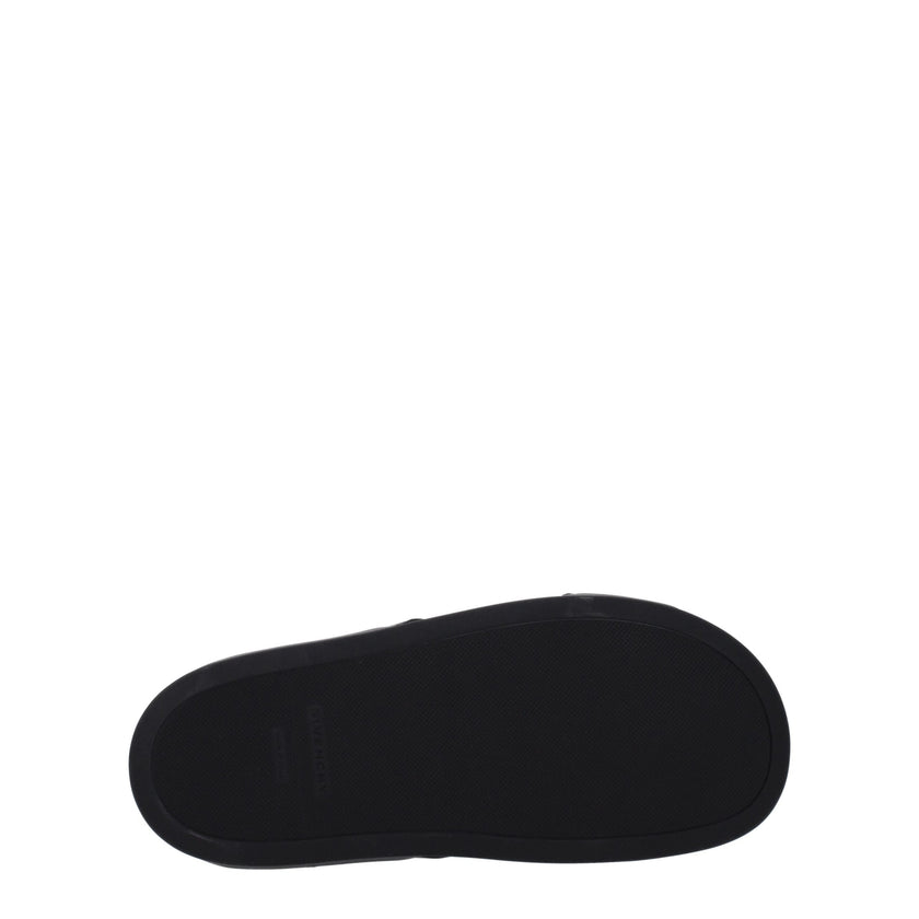 Givenchy Black Fabric Slippers