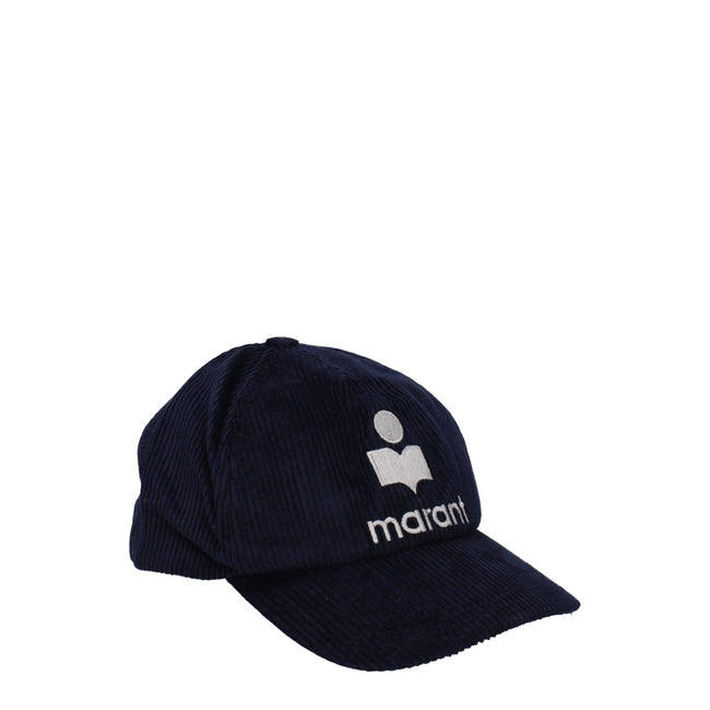 Isabel Marant Blue Cotton Cap (Baseball Hat)