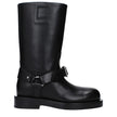 Burberry Black Leather Boots