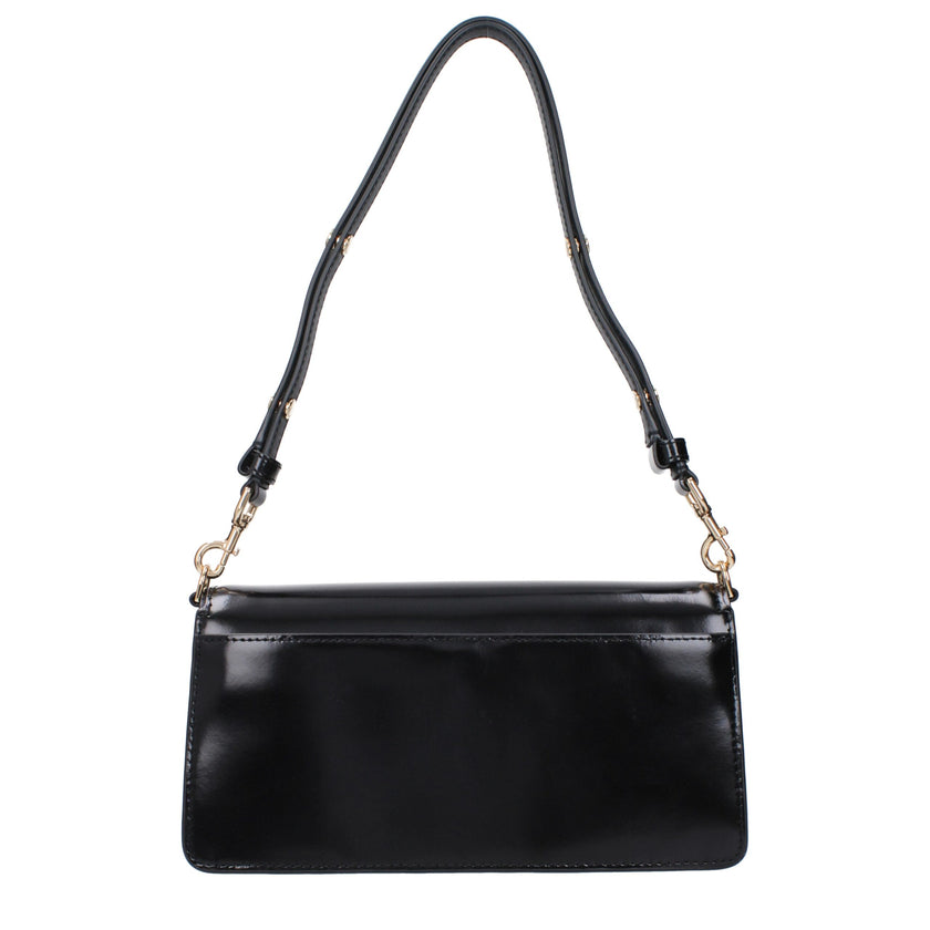 Tory Burch Black Leather Shoulder Bag