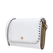 Tory Burch White Leather Clutch Bag