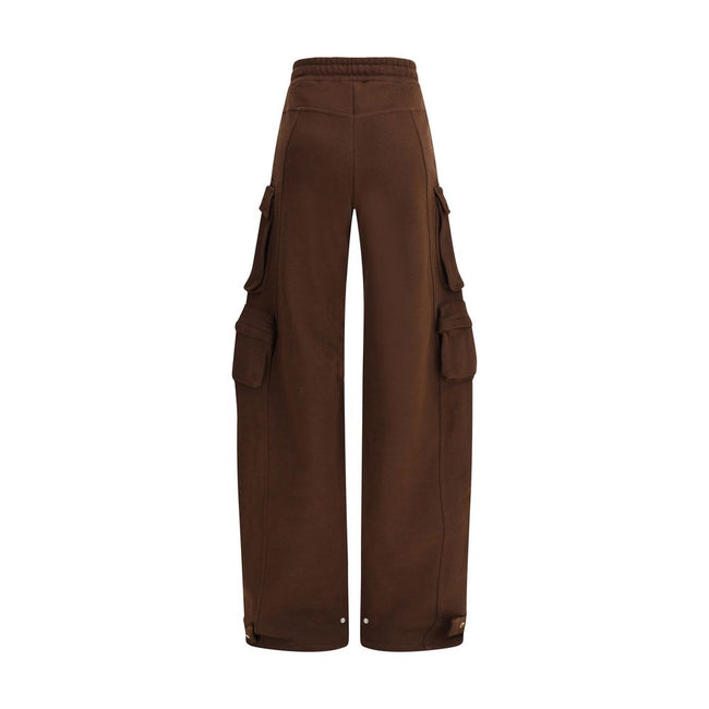 The Attico Brown Cotton Casual Pants