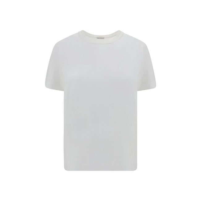 Brunello Cucinelli White Cotton T-Shirt