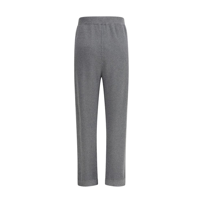 Brunello Cucinelli Gray Cotton Casual Pants