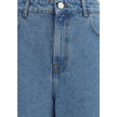 Rohe Blue Cotton Relaxed Fit Jeans