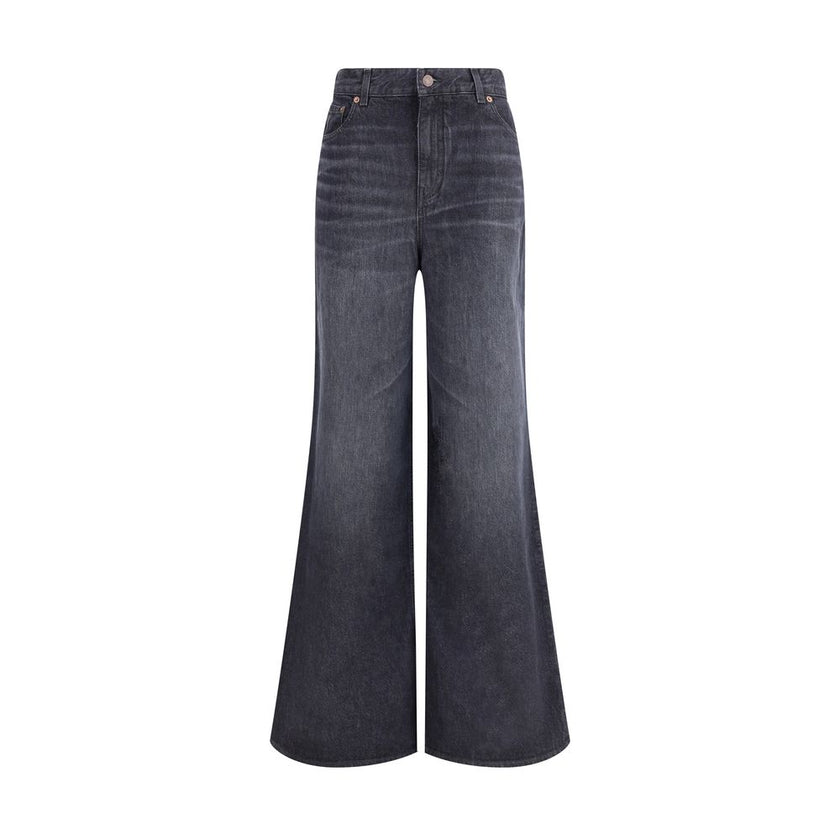 Chloé Black Cotton Flared Jeans