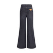 Chloé Black Cotton Flared Jeans
