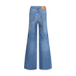 Chloé Blue Cotton Flared Jeans