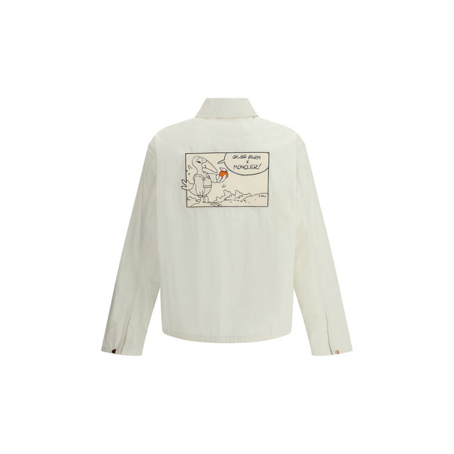 Moncler x Donald Glover White Cotton Coat
