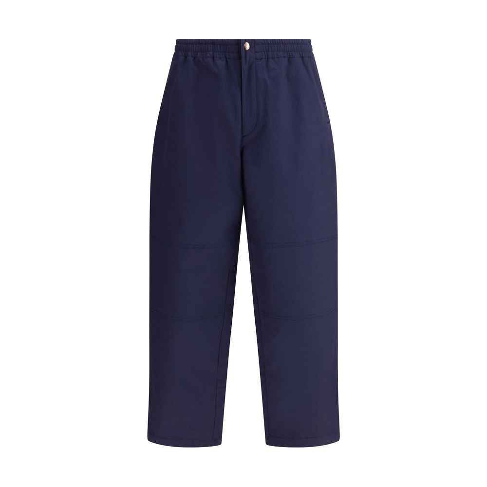 Moncler x Donald Glover Blue Cotton Casual Pants