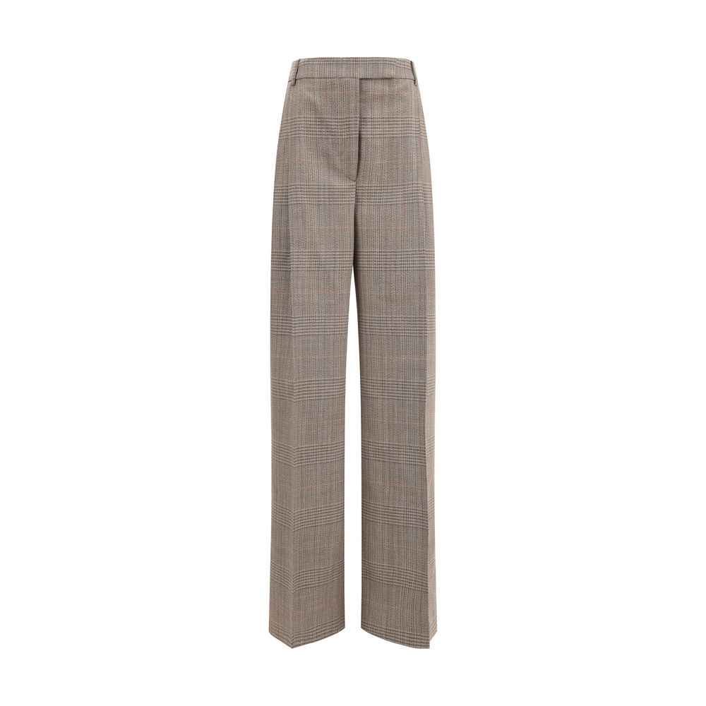 Rohe Beige Fleece Wool Casual Pants