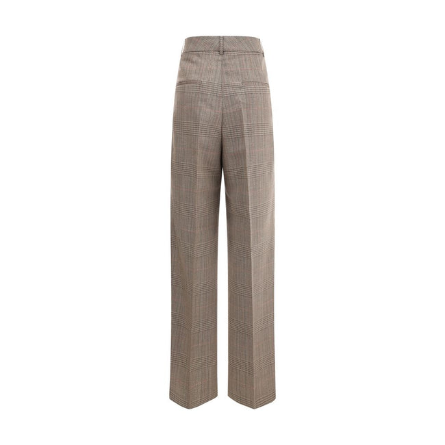Rohe Beige Fleece Wool Casual Pants