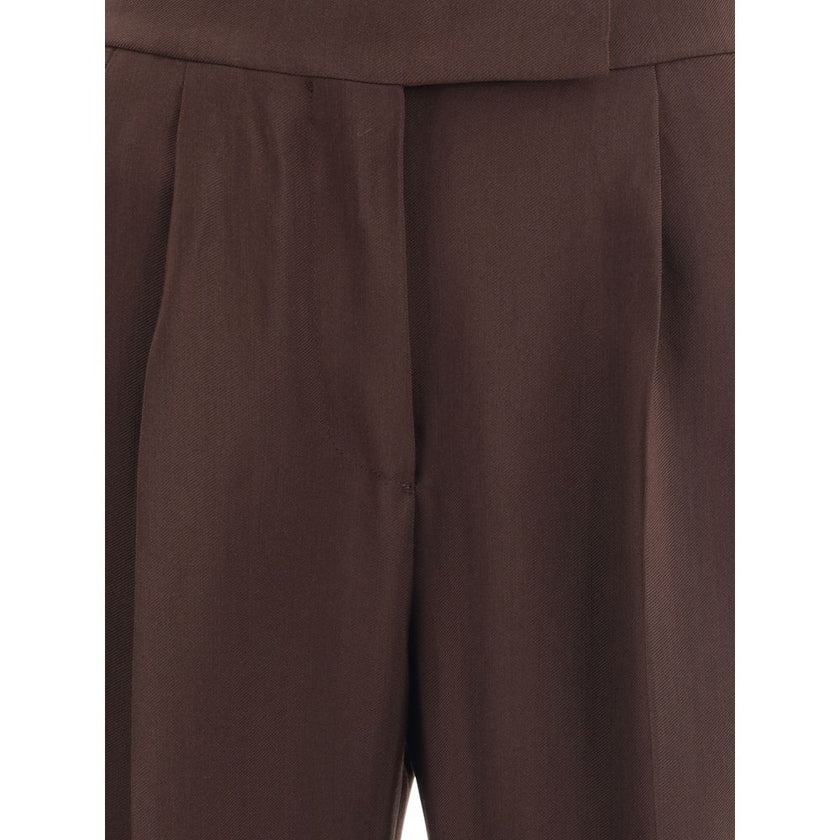 Tom Ford Brown Viscose Casual Pants