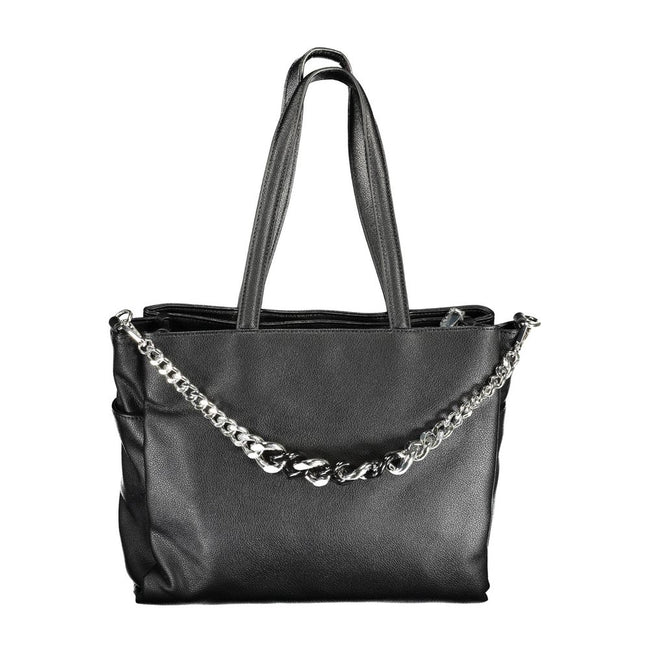 BYBLOS Black Polyurethane Women's Handbag