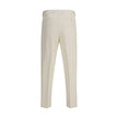 ZEGNA White Cotton Dress Pants