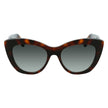 Salvatore Ferragamo Brown Acetate Sunglasses